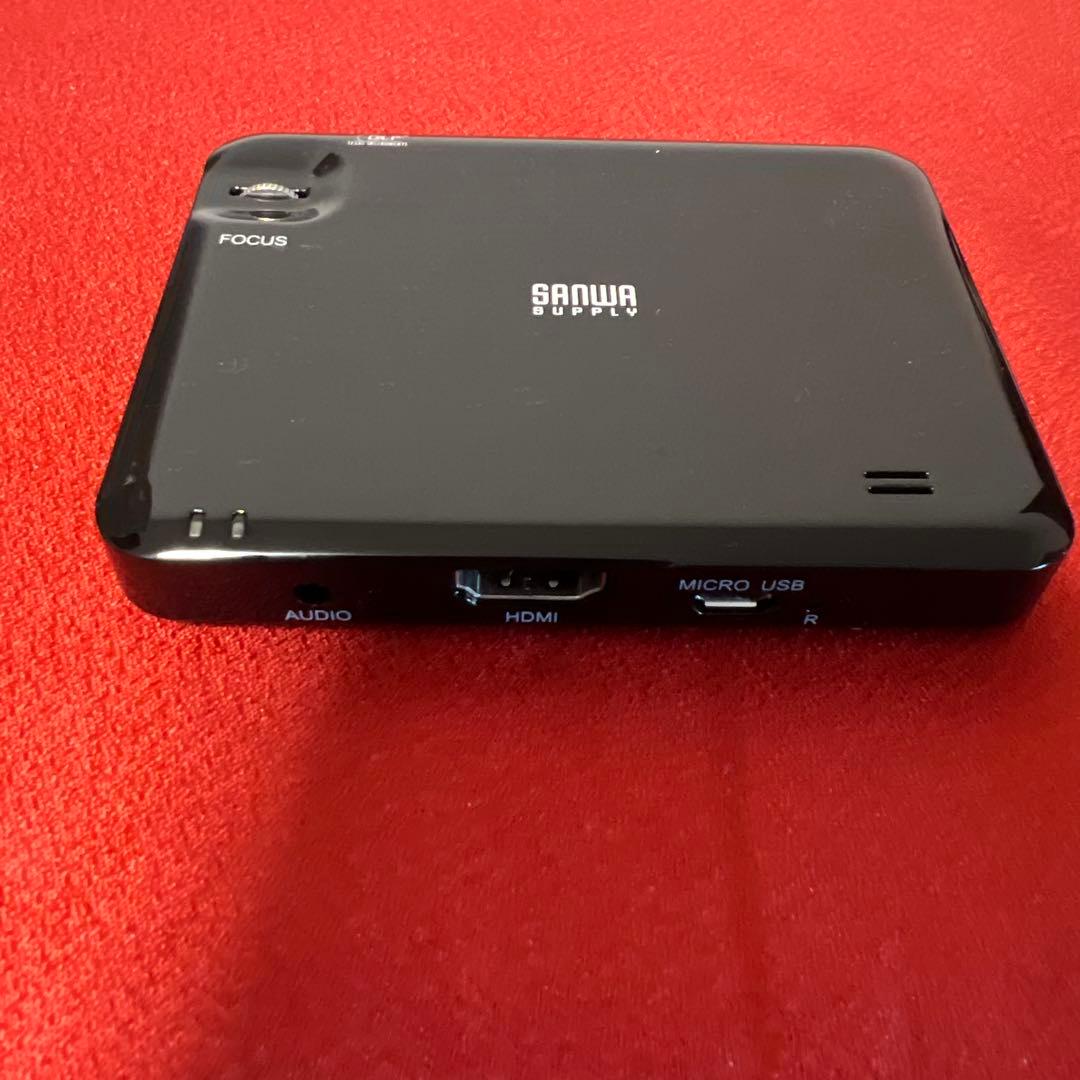 ポータブルプロジェクター ミニプロジェクター　サンワサプライ400-PRJ023