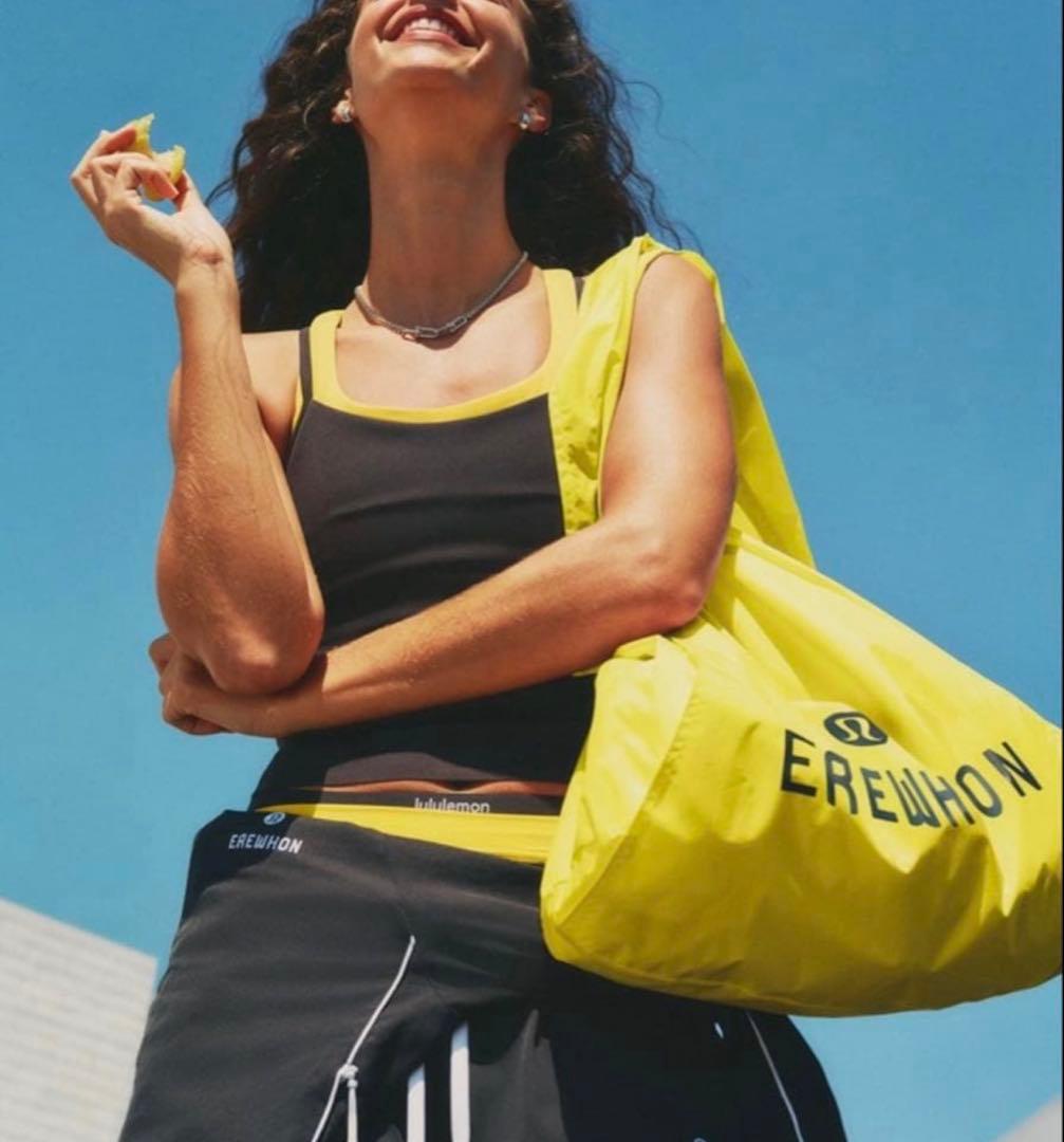 希少ululemon ルルレモンEREWHON エレウ オン コラボ エコバッグ