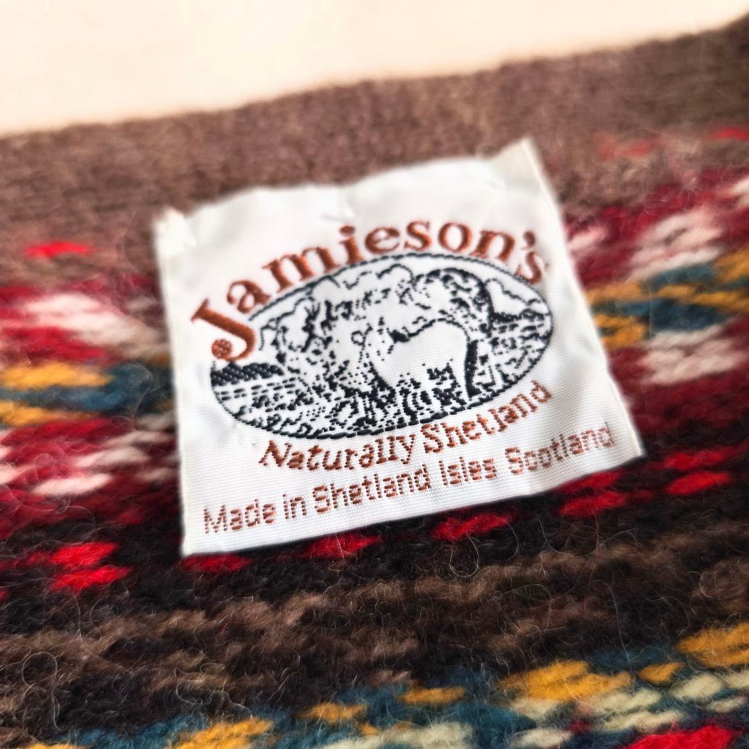 Jamieson's　ジャミーソンズ　フェアアイル　ニットカーディガン　40