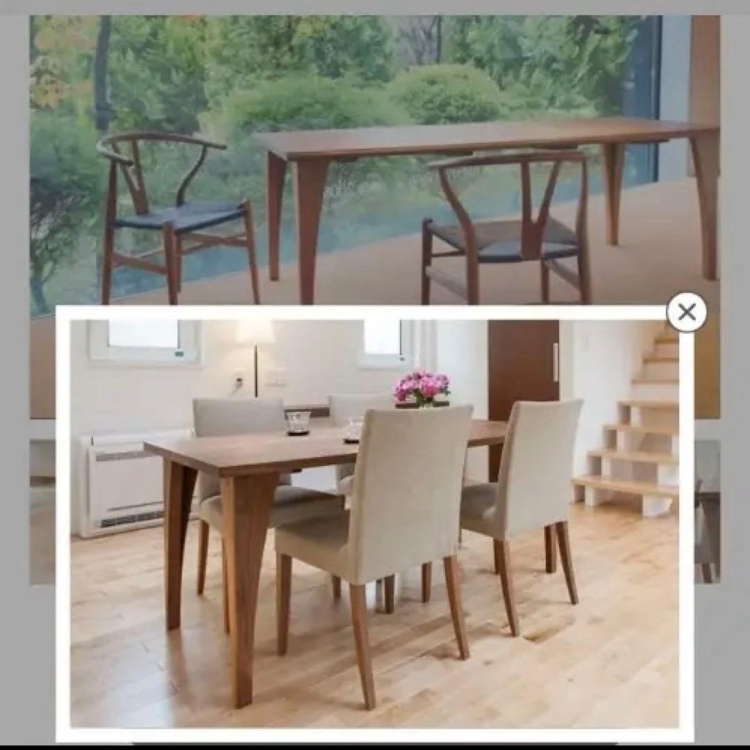 土井木工 THE DINING TABLE KRA ダイニングテーブル Yチェア