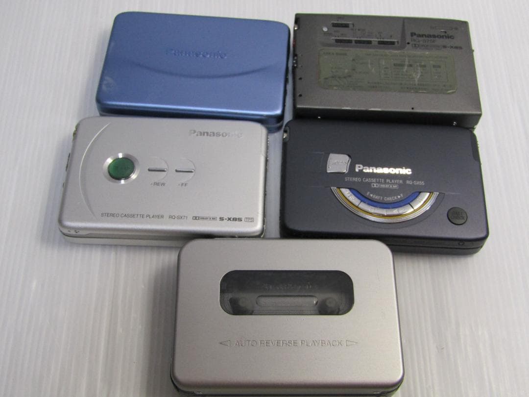 B0636 PANASONIC カセットプレイヤー 5点