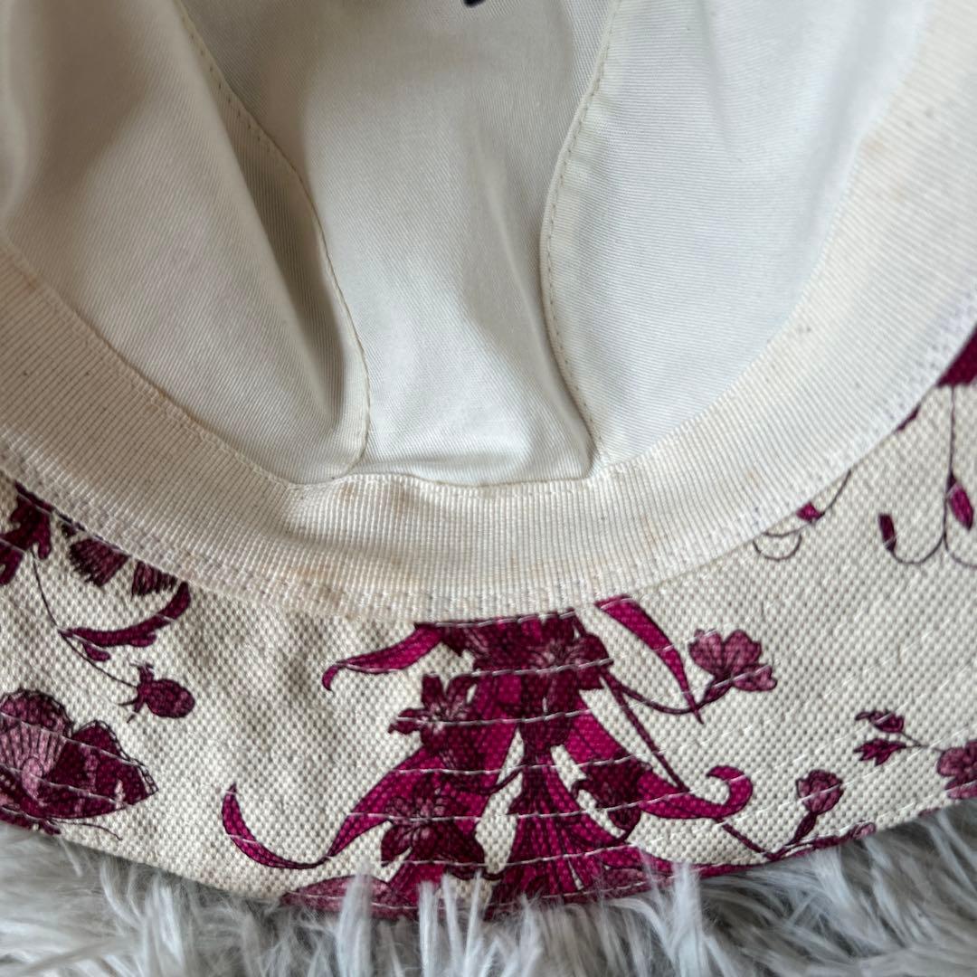 GUCCI グッチ フローラ 花柄 バケットハット 帽子 ハット ピンク