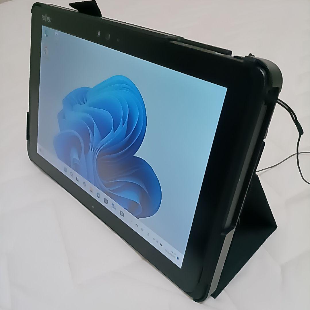 富士通 Arrows Tab Q509/VE Win11対応　カバー、ペン付き