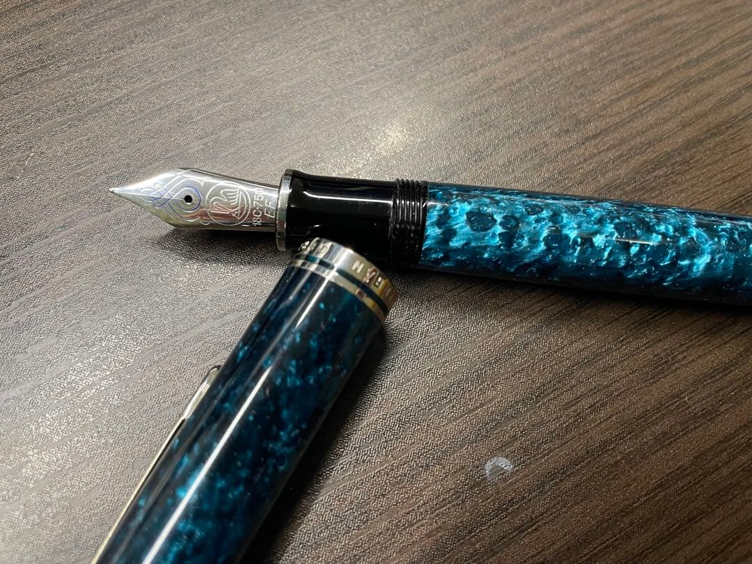 【新品】ペリカン　オーシャンスワール EFニブ