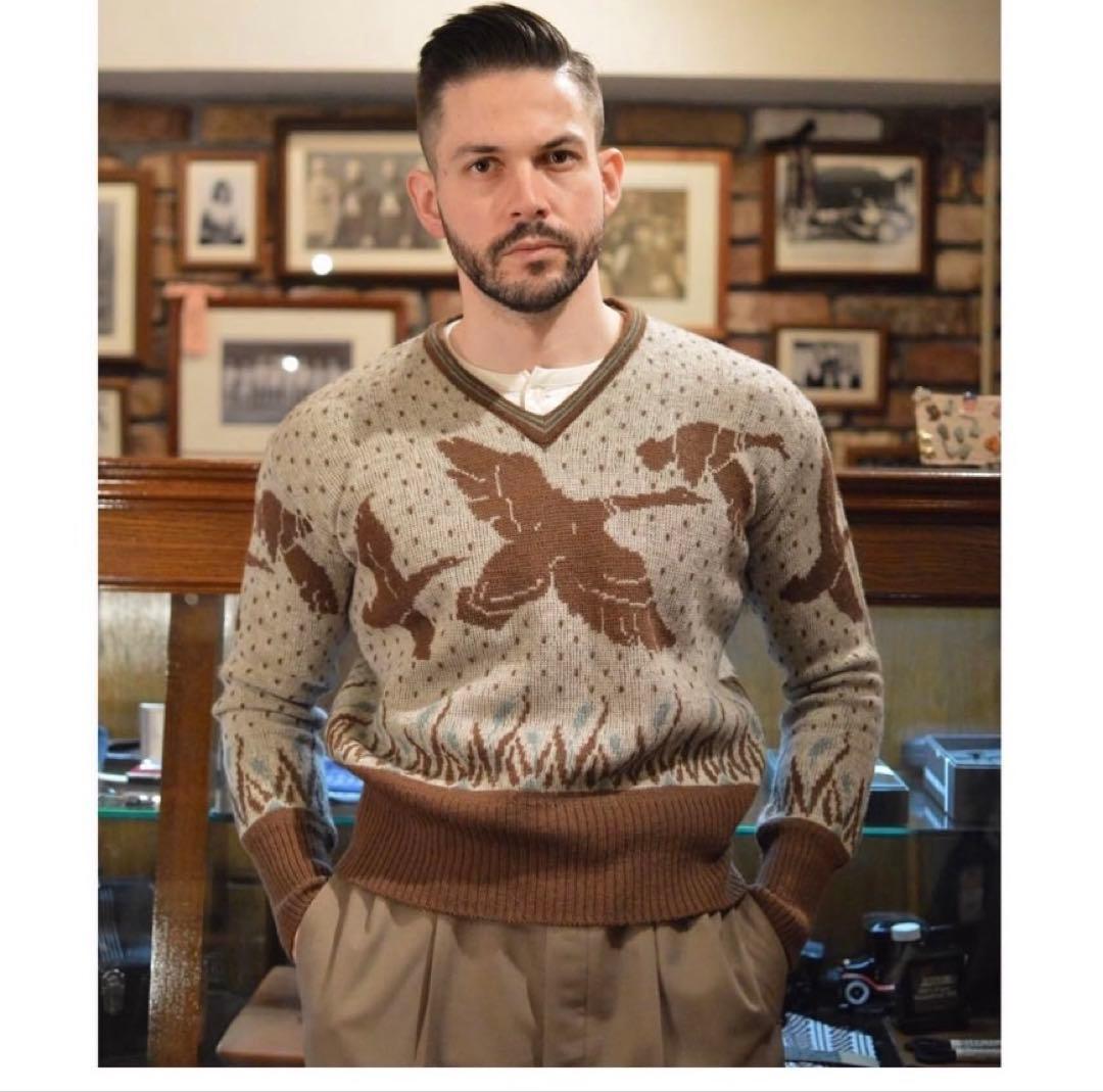 【新品】BELAFONTE WILDDUCK V NECK SWEATER