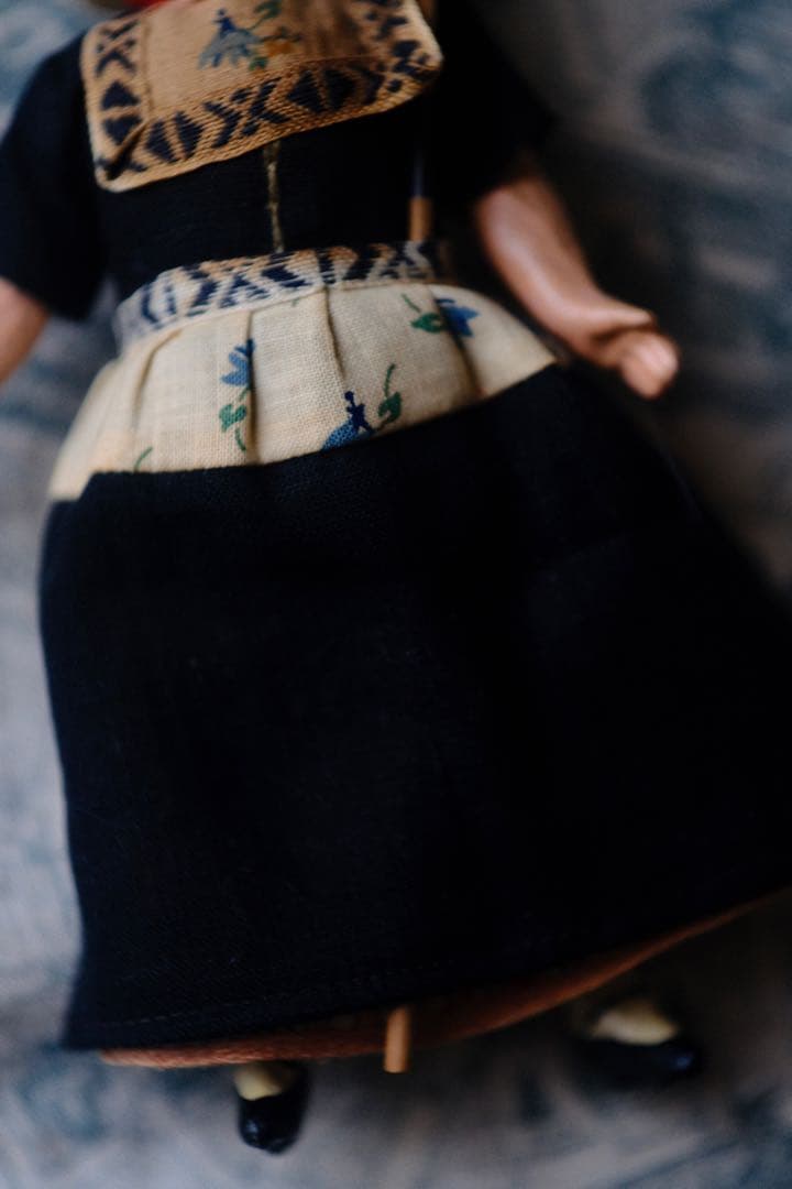 ヴィンテージ コンポジションドール ドールハウス ミニョネット オランダ