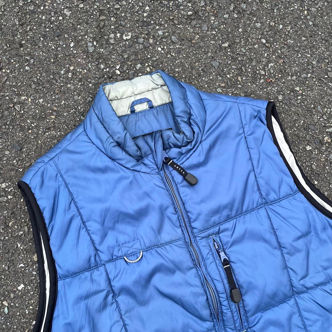 90s 00s EBTEK Primaloft ダウンベスト 中綿 テック