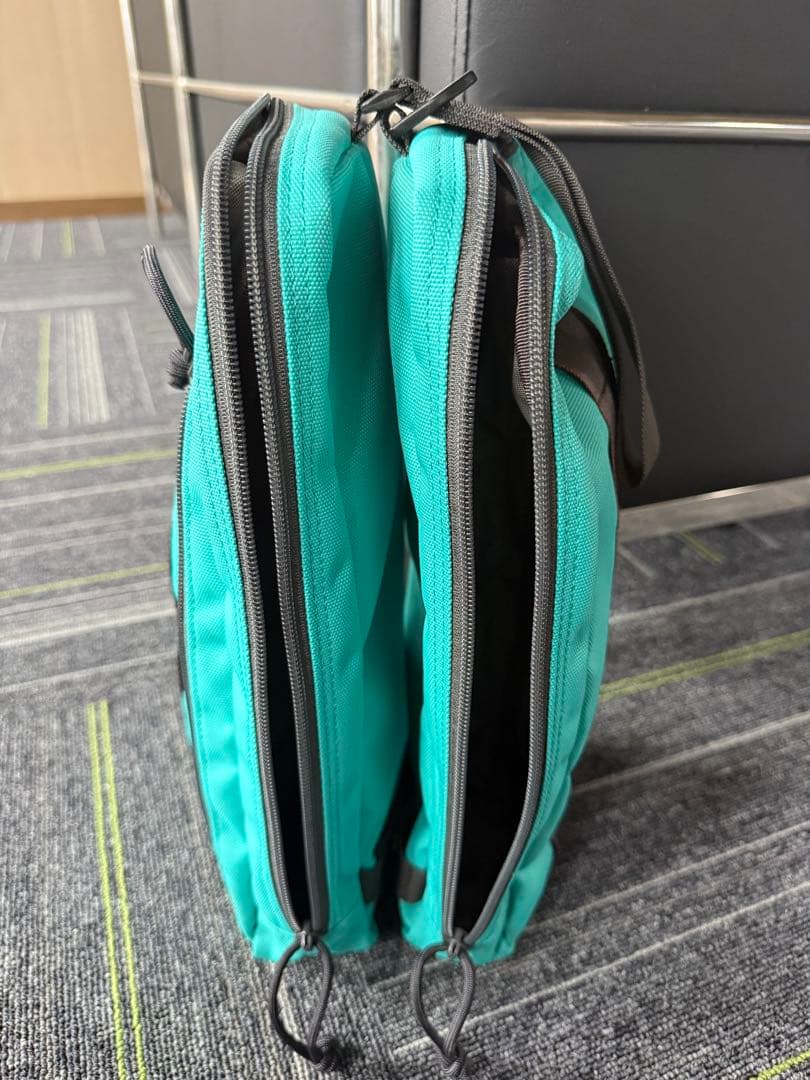 ブリーフィング　セパレート シューズ ケース エコ キャンバス ミント ブルー