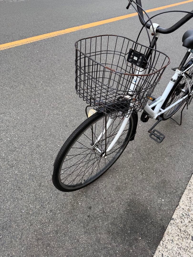 158 自転車 大阪市 【引取り限定】 美品 26インチ 変速付き