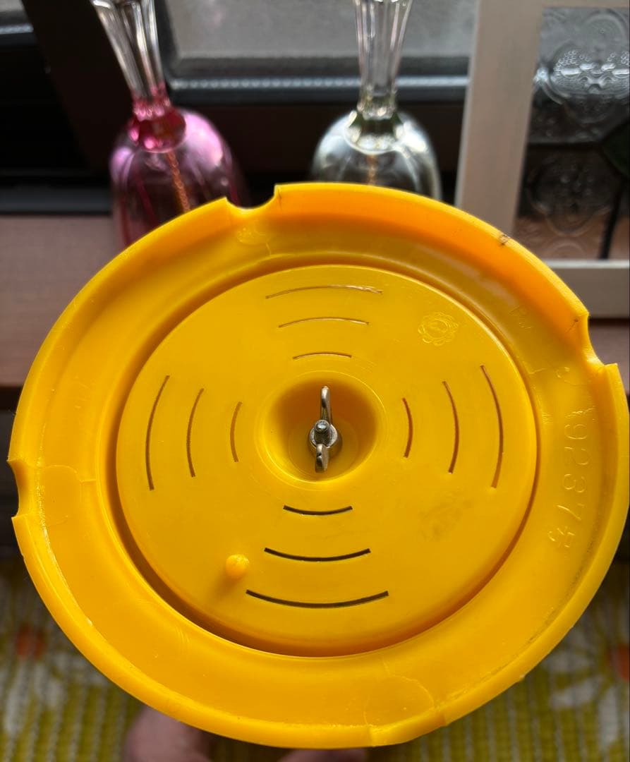 【未使用】昭和レトロポップ　花柄箸立て　TOWAトーワ　当時物　レトロ