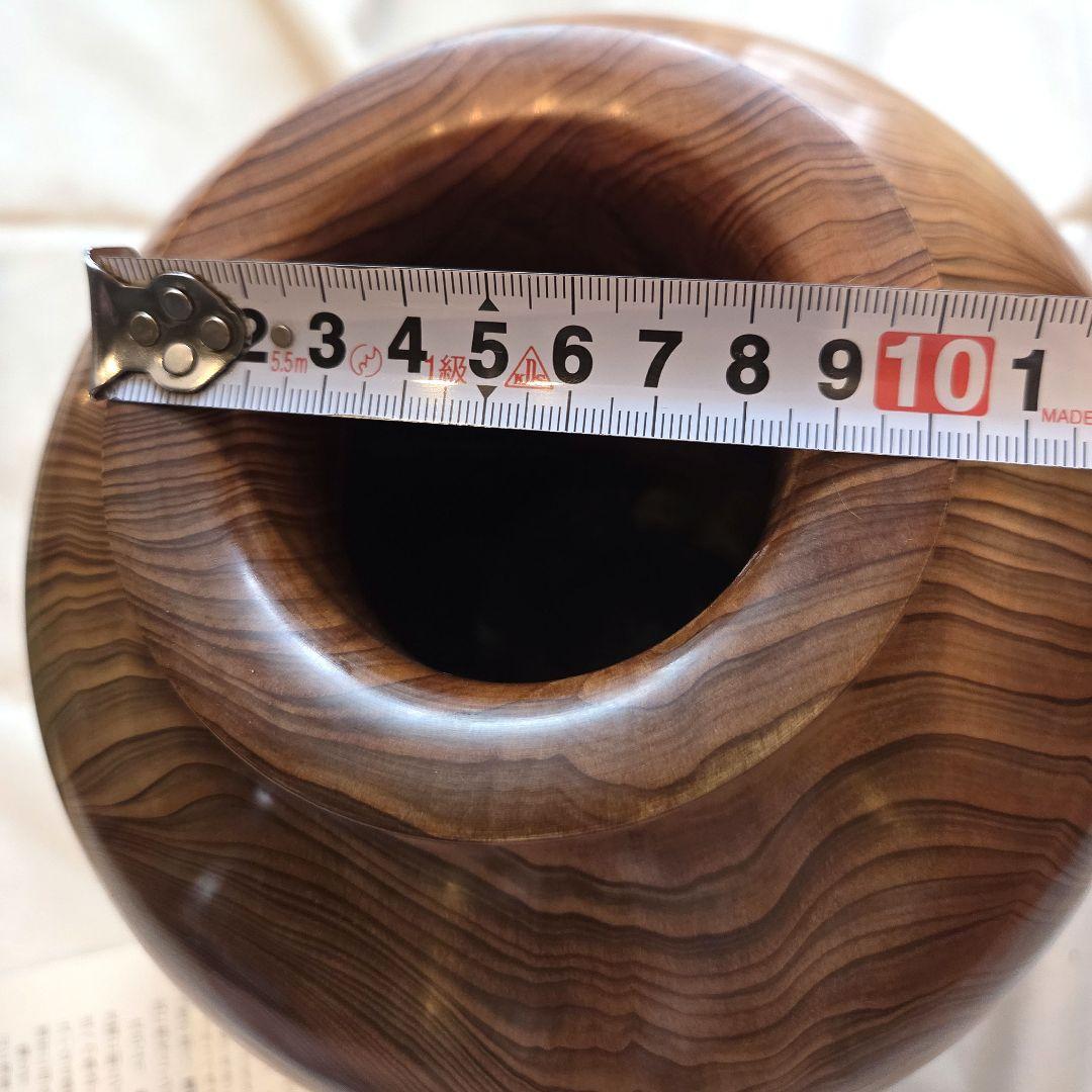 【新品】 屋久杉 花瓶 花生け 花器 壺 光沢仕上げ 世界遺産