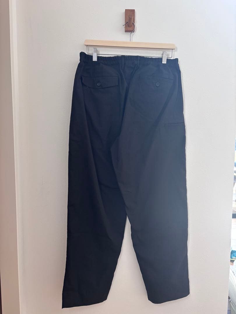 8g shoot ワンタックストレッチパンツ　クロ　XL