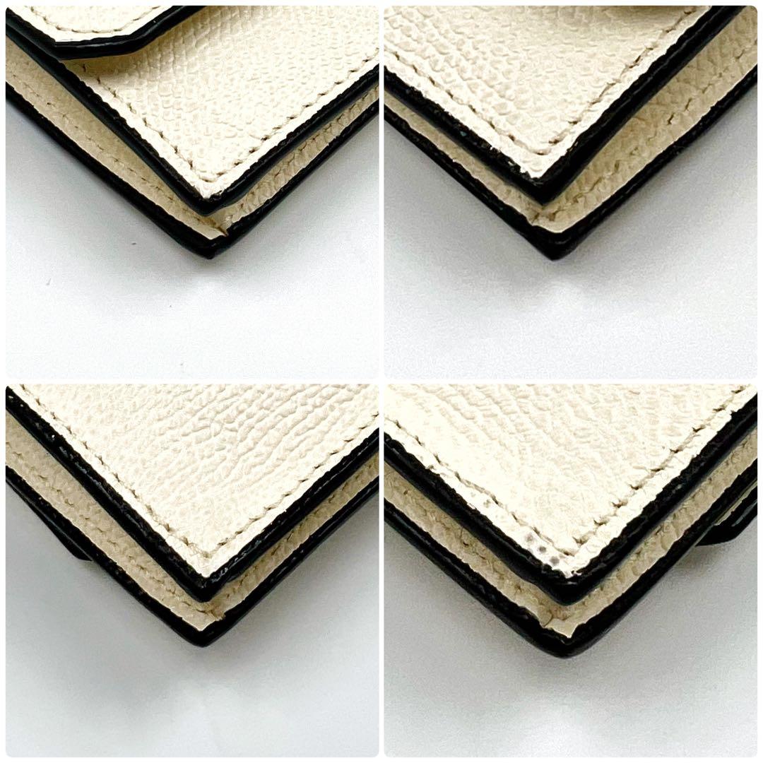 【現行モデル】ヴァレクストラ 名刺入れ ブレラ ソフトカーフスキン ホワイト