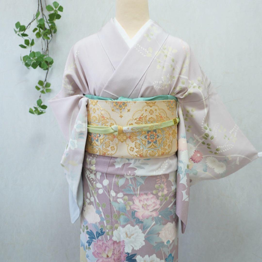 訪問着フルセット　285▪︎ 正絹　卒業式　入学式　お宮参り　七五三　披露宴
