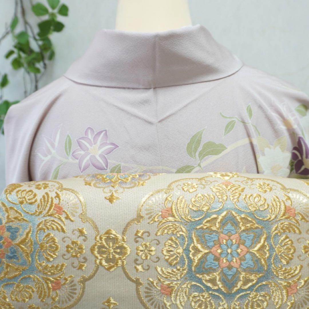 訪問着フルセット　285▪︎ 正絹　卒業式　入学式　お宮参り　七五三　披露宴