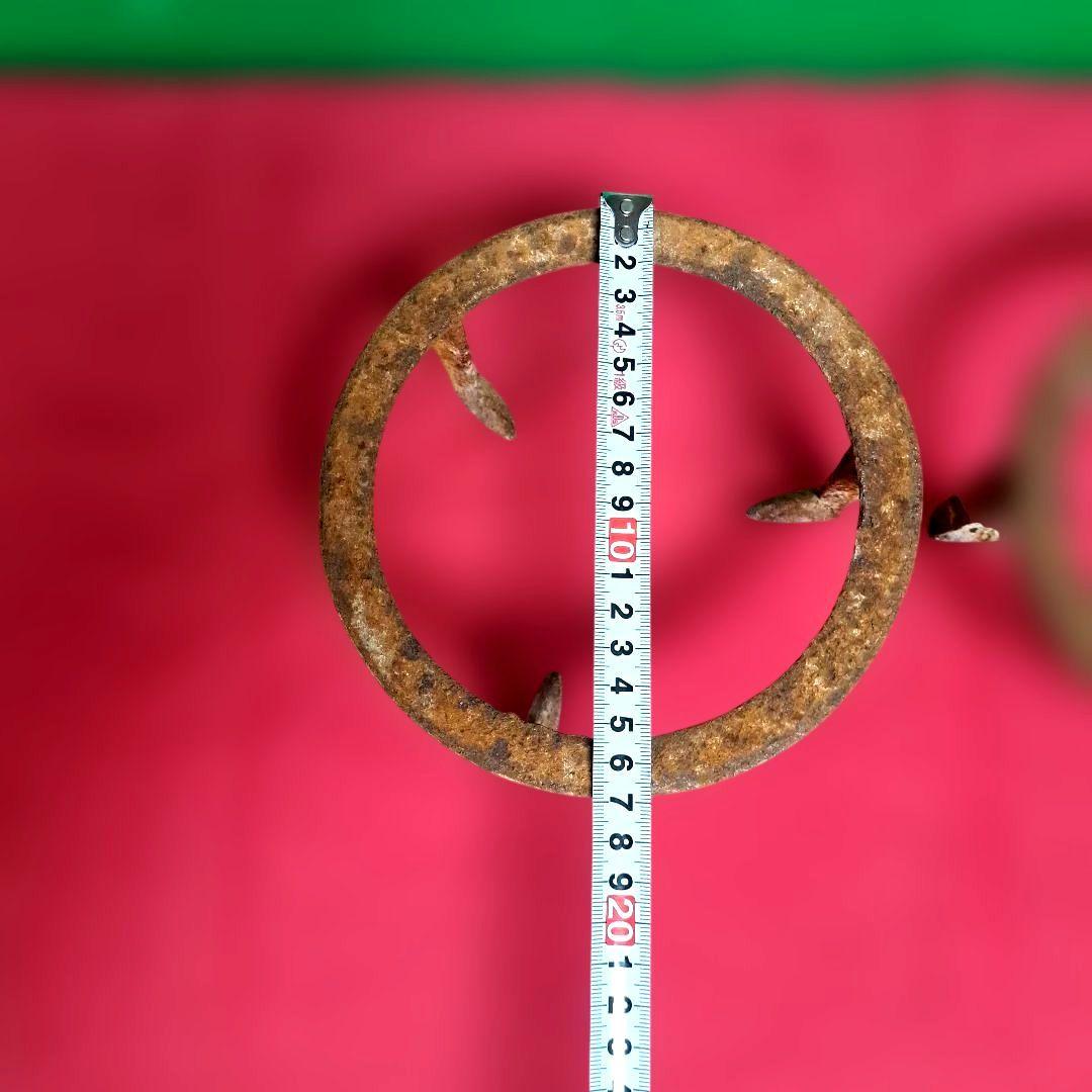 昭和レトロ 金属 五徳 2 点セット ヴィンテージ