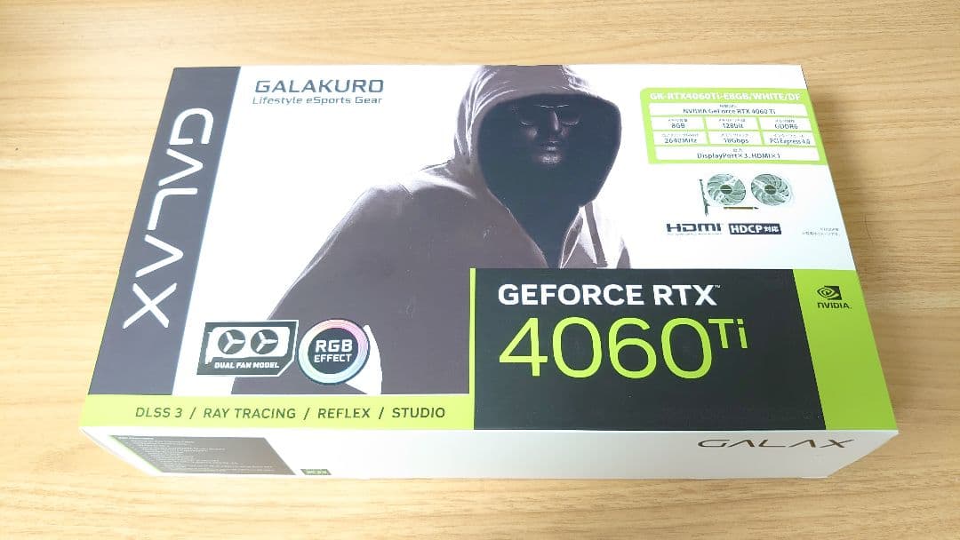 グラフィックボード・グラボ・ビデオカード GALAX GeForce RTX 4060 Ti 8GB