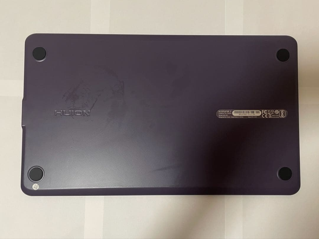 HUION 液タブ Kamvas 13 13.3インチ 紫
