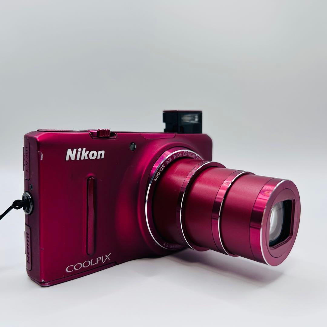 【希少】 ニコン Nikon クールピクス COOLPIX S9500 レッド