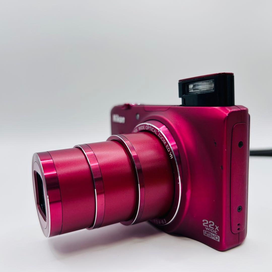 【希少】 ニコン Nikon クールピクス COOLPIX S9500 レッド