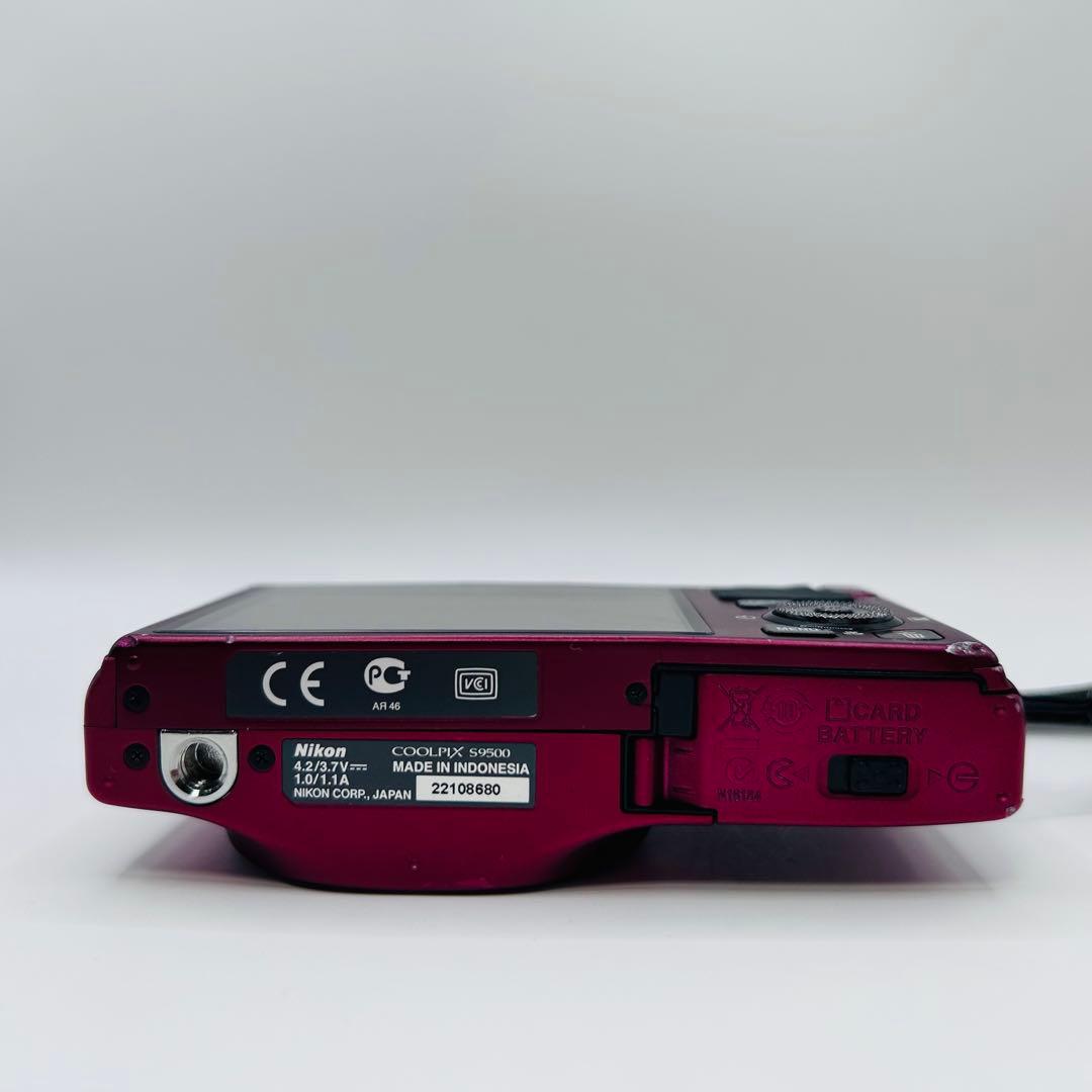 【希少】 ニコン Nikon クールピクス COOLPIX S9500 レッド