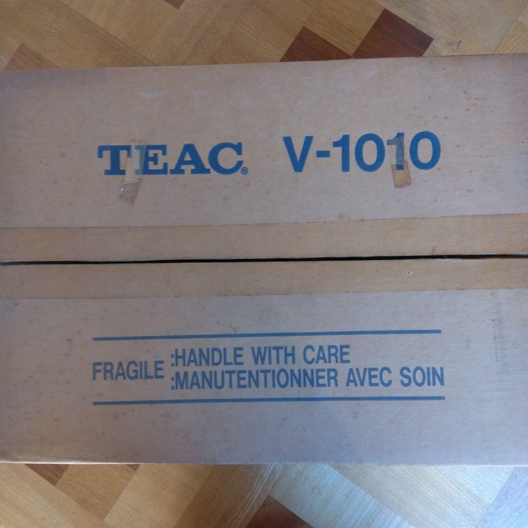 【中古品】TEAC V-1010　 CASSETTE DECK　購入当時の箱付き