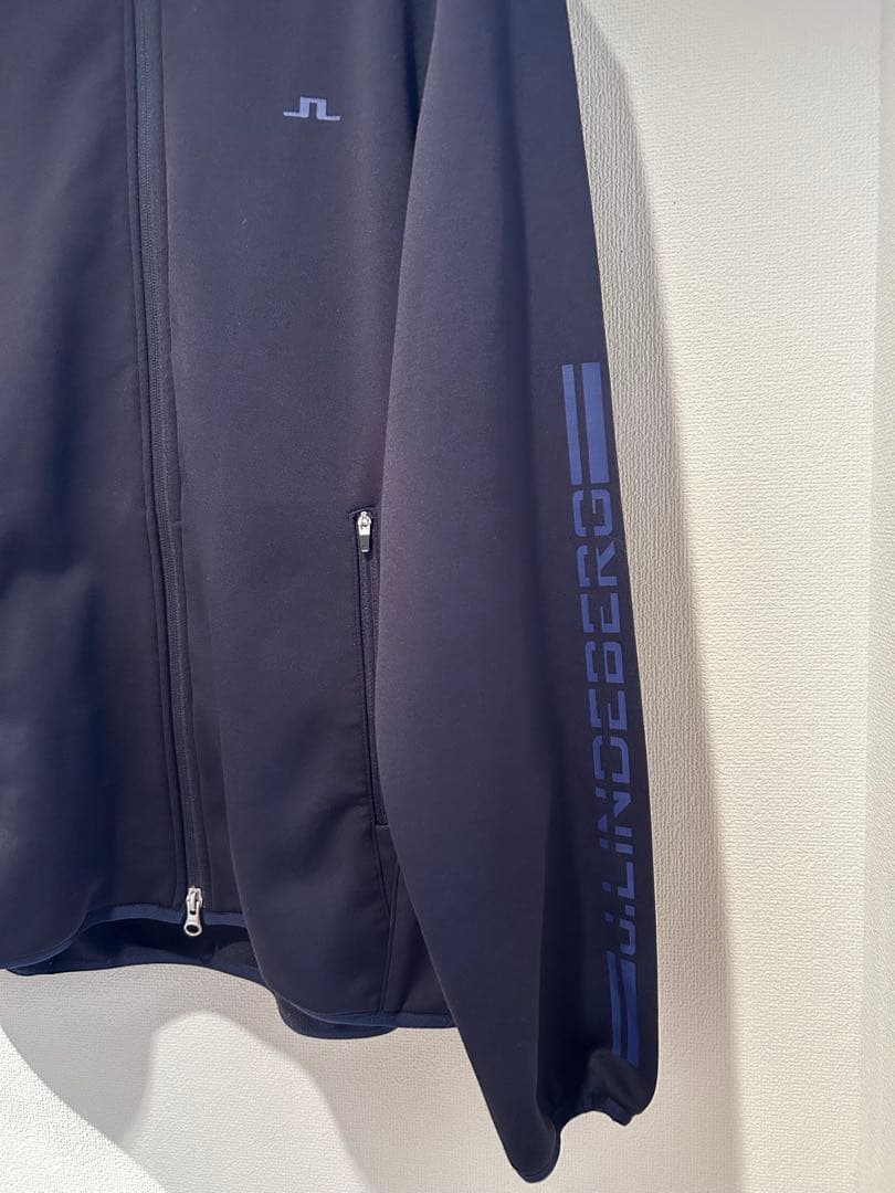 J.LINDEBERG 裏起毛 ジップパーカー ゴルフウェア メンズ XL