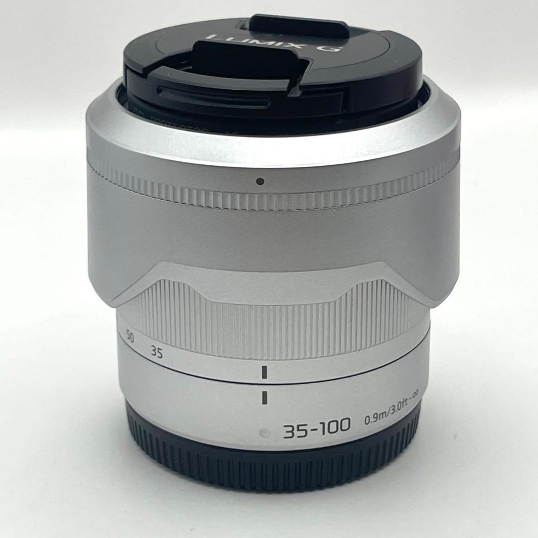 極美品 パナソニック LUMIX ズームレンズ H-FS35100 シルバー