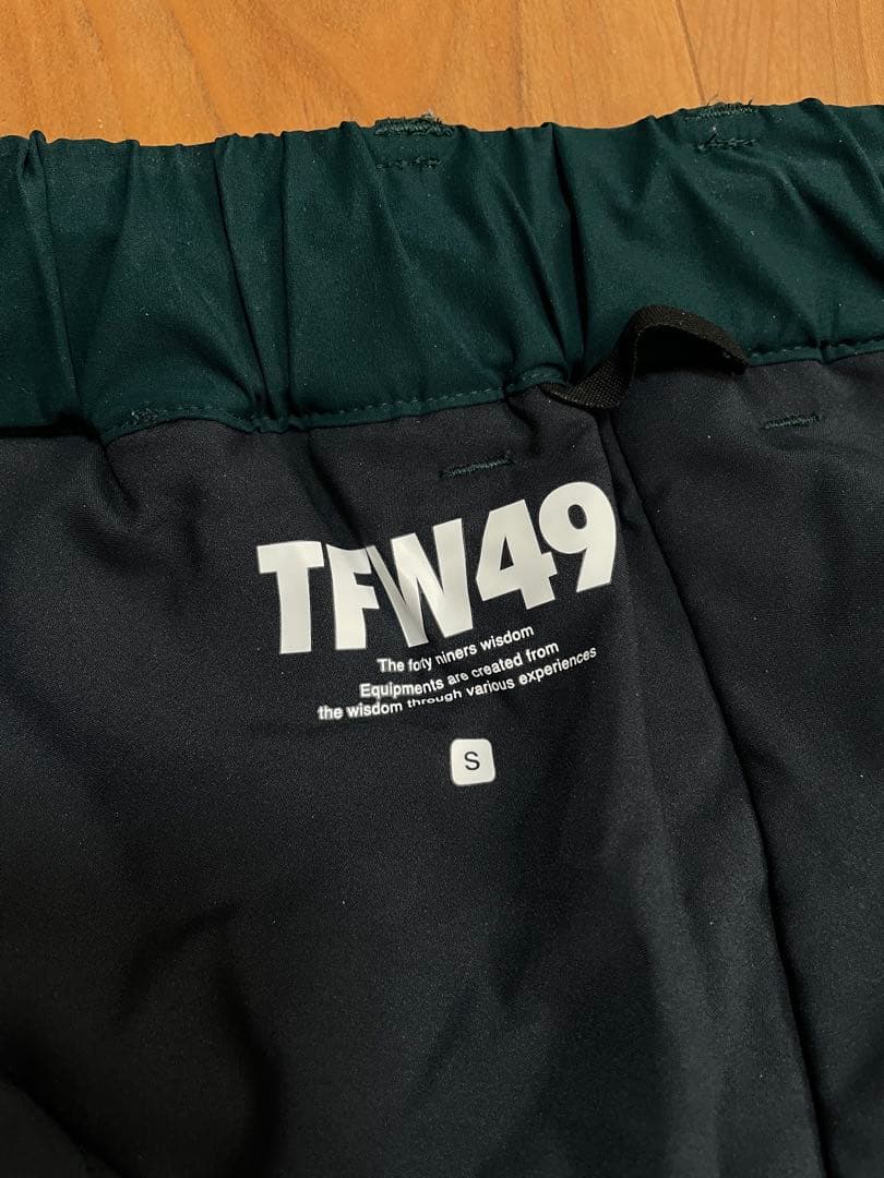 定価3.9万　TFW49 VW PANTS グリーン　S ゴルフ　防寒　フリース