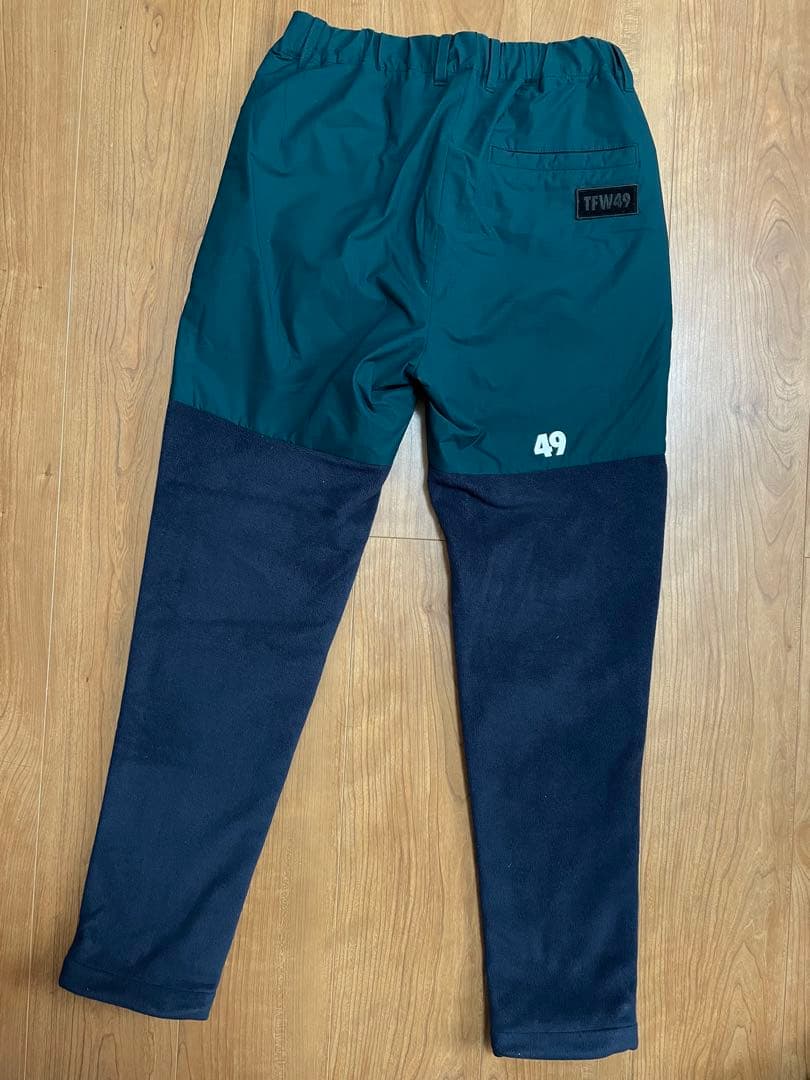 定価3.9万　TFW49 VW PANTS グリーン　S ゴルフ　防寒　フリース