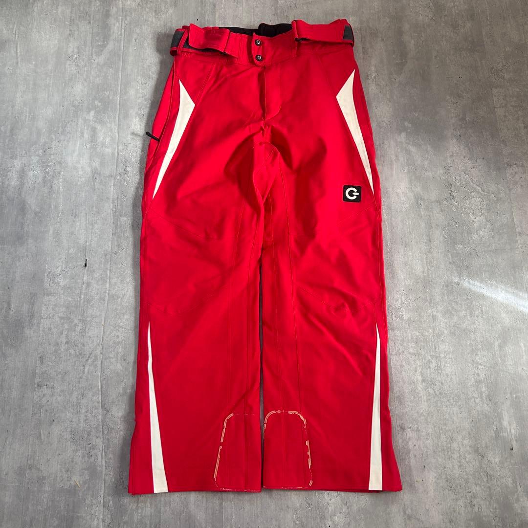 C7 GOLDWIN スキーウェア 上下セット インナー付 赤 メンズ L-XL