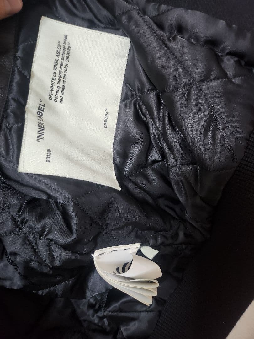 ぺ*し様 OFF-WHITE スタジャン ゴールデンレシオ