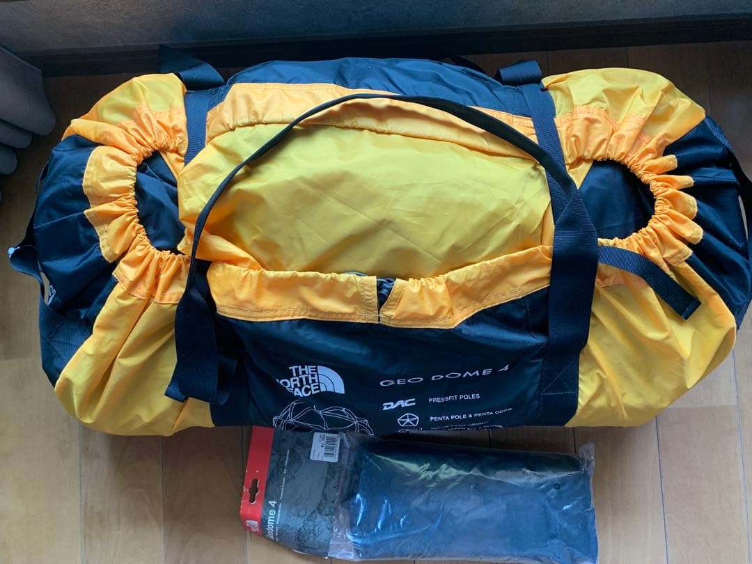 ノースフェイスジオドーム4 ノースフェイステントグランドシート付き定価以下