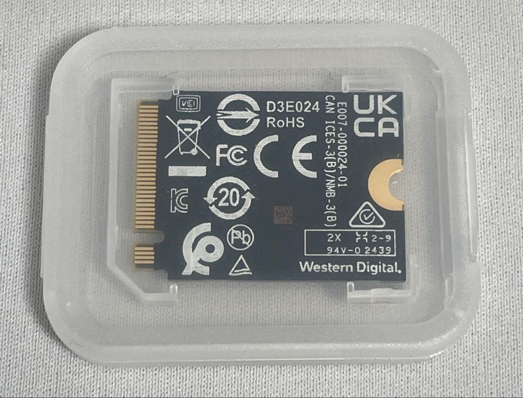 内蔵型SSD WD PC SN740 NVMe SSD 2TB