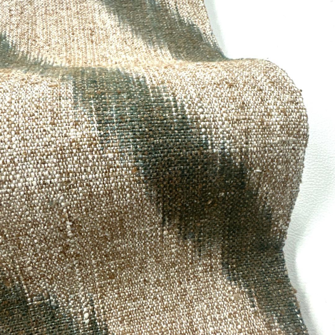 専用帯6070 5826 二点セット●出羽の織座 ぜんまい紬 高級 正絹 全通