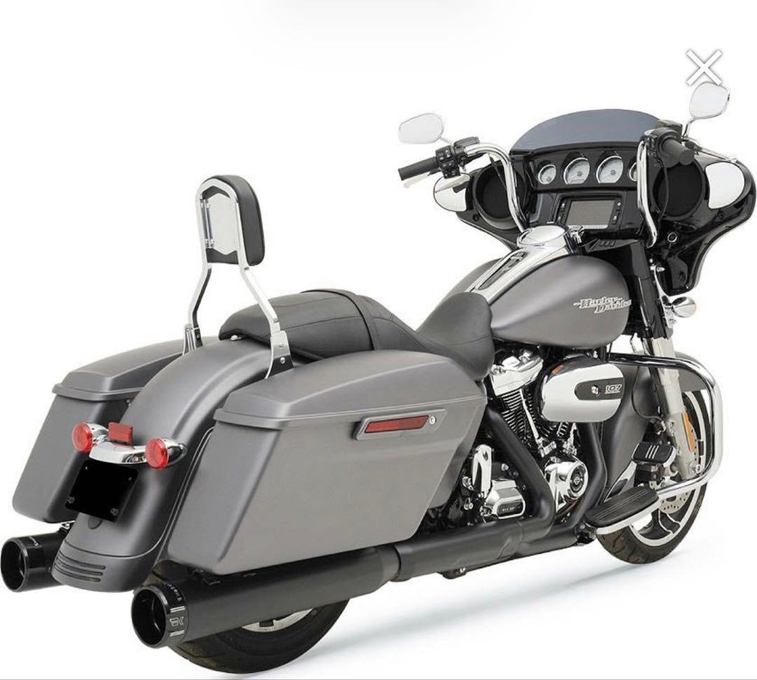 ハーレー　クロームワークス4.5HP-PLUSスリップオンブラックマフラー