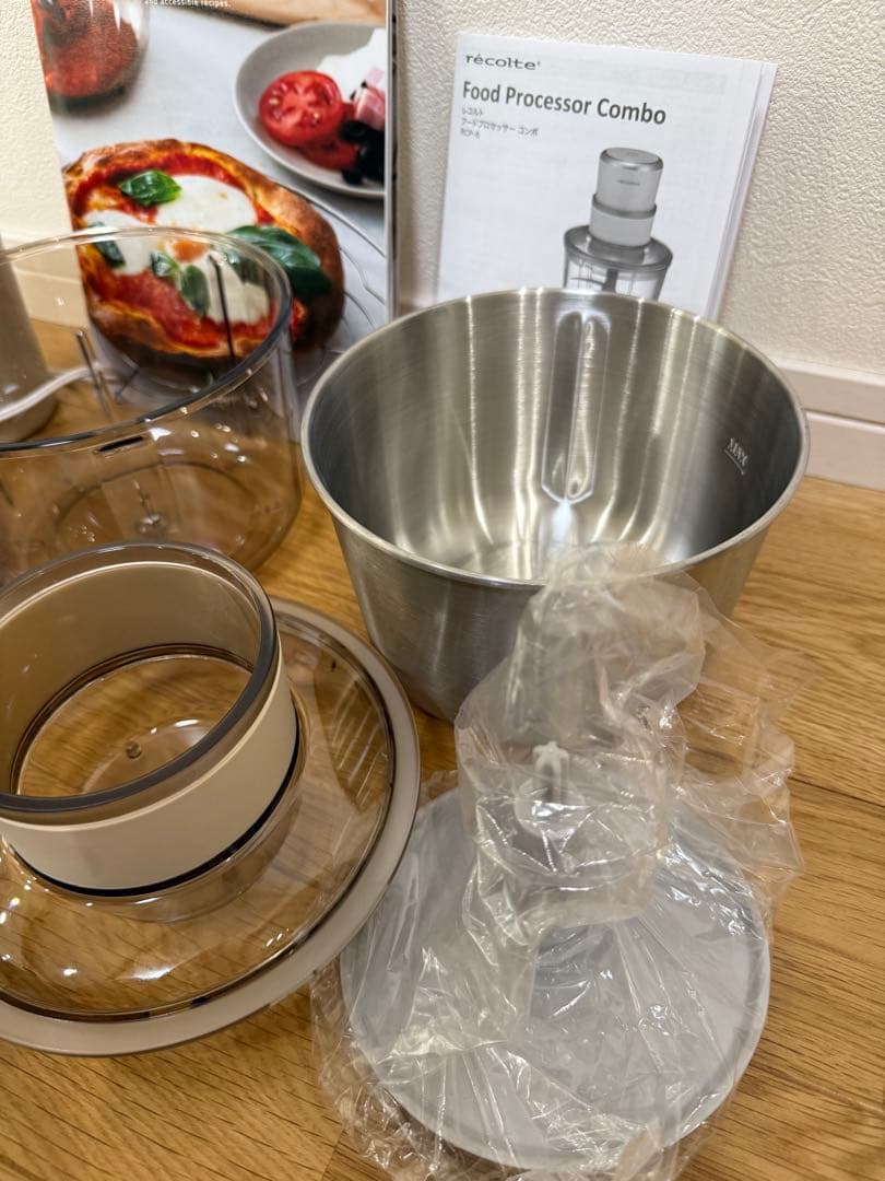 récolte レコルト　フードプロセッサー コンボ　ブラシなし　RCP-6