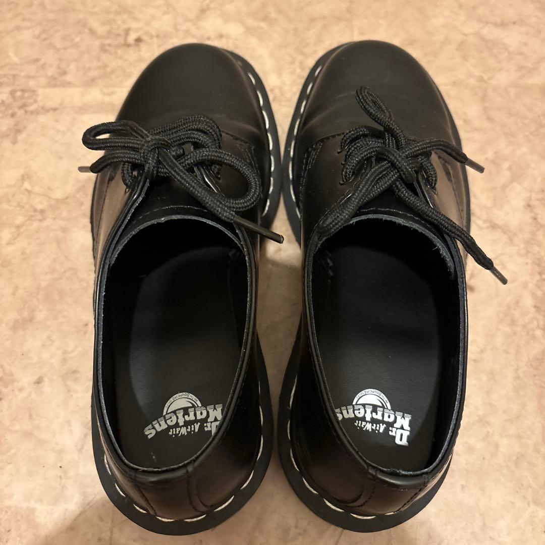Dr.Martens ホワイトステッチ 3 ホール シューズ