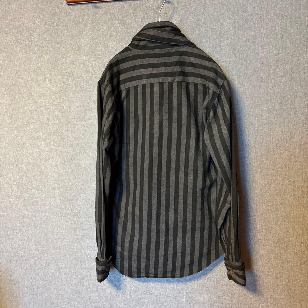Vivienne Westwood MAN ストライプリボンシャツ サイズ：46