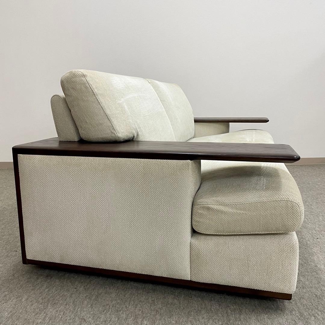 【karimoku】2人掛椅子ロングUU4512K117(2014年生産)