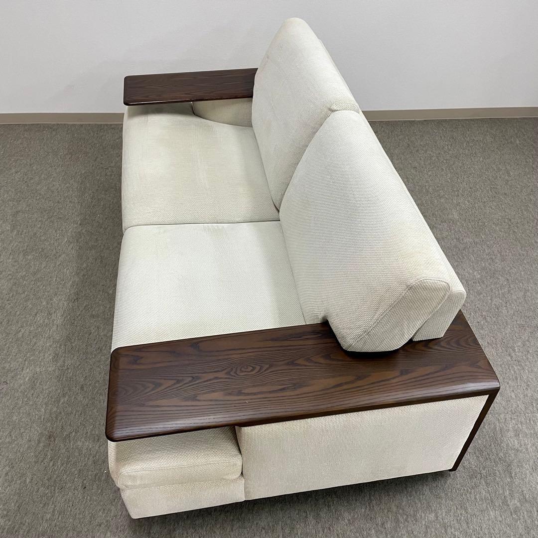 【karimoku】2人掛椅子ロングUU4512K117(2014年生産)