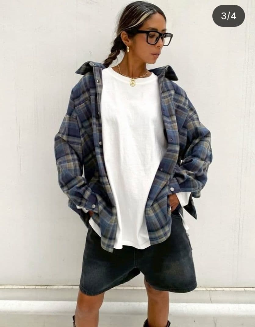 sudo　スード　裏起毛　チェックシャツJK