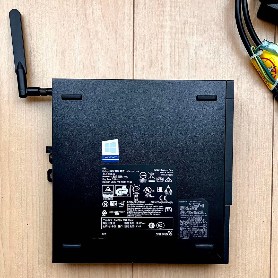 ミニPC Dell OptiPlex 3070 i7-9700T Office