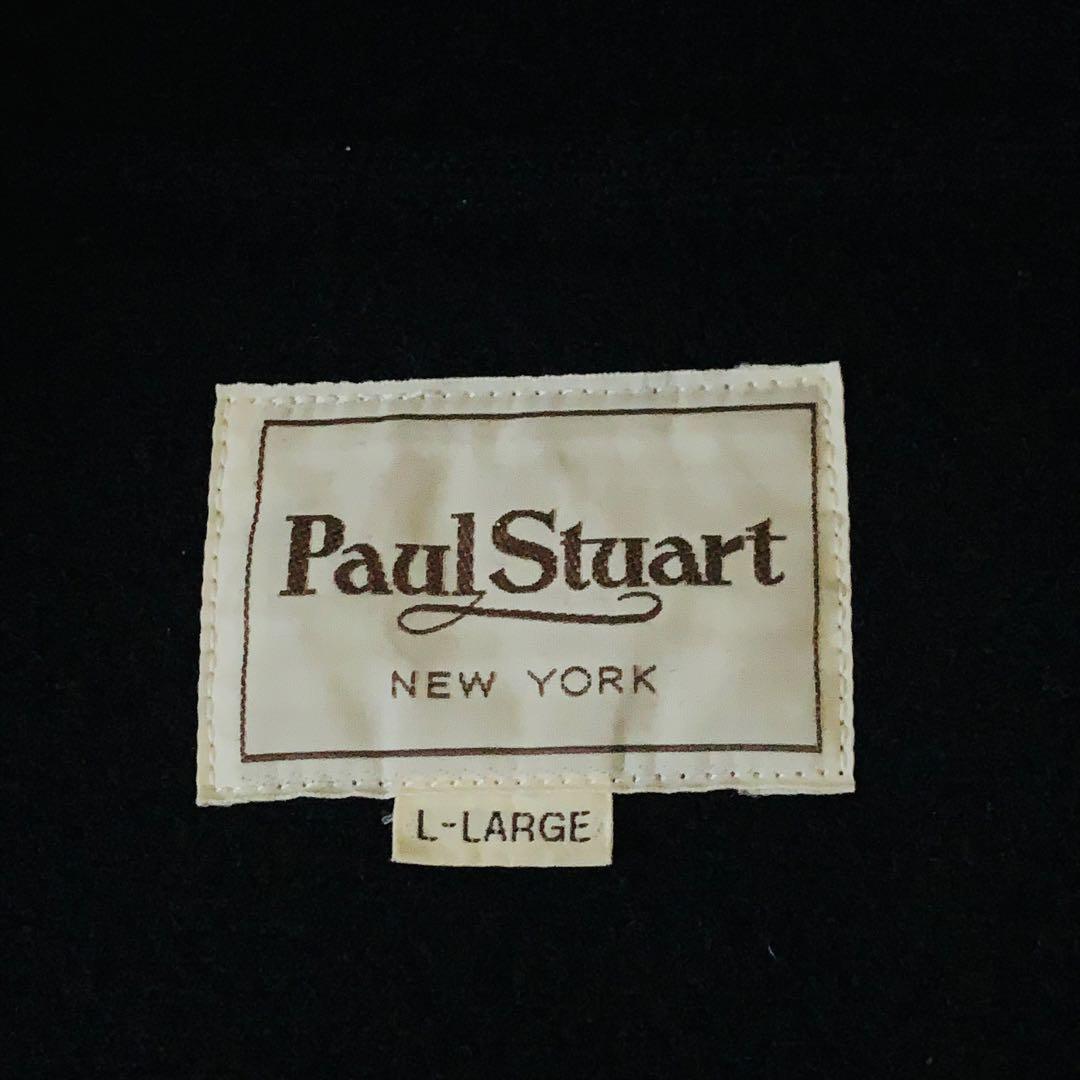 ポールスチュアート ダッフルコート ヘリンボーン XL 黒