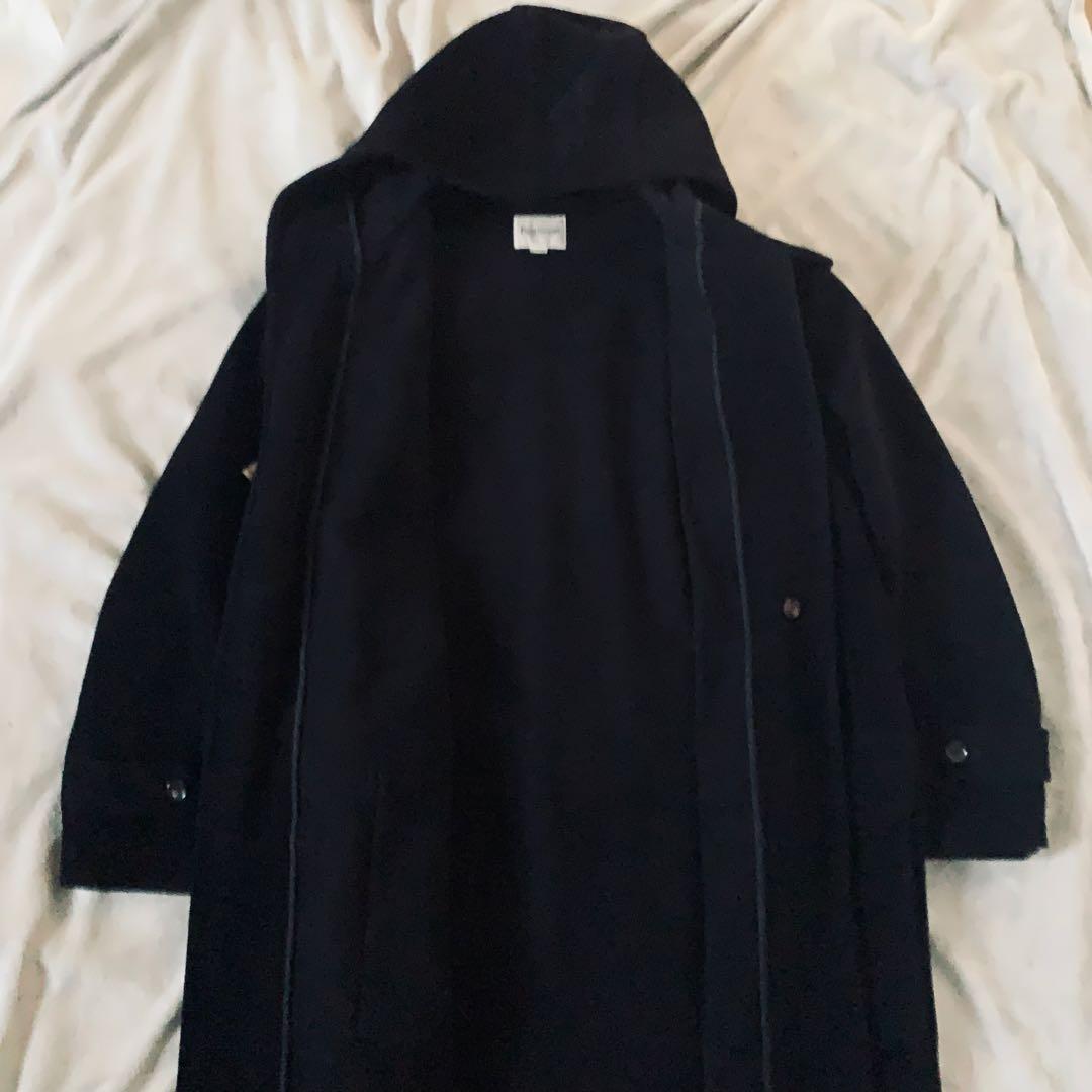 ポールスチュアート ダッフルコート ヘリンボーン XL 黒