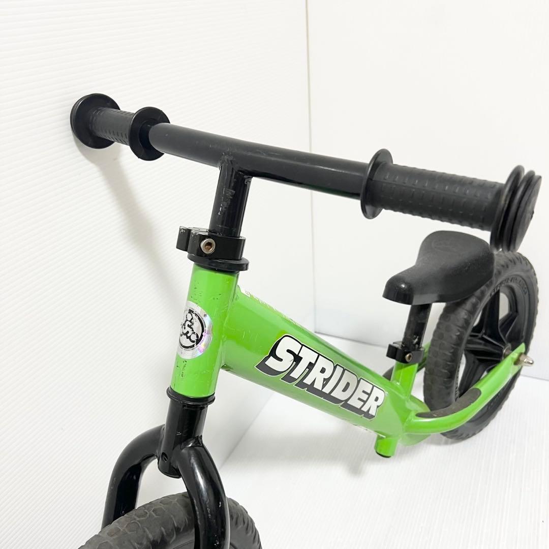 ストライダー キックバイク STRIDER12 緑 クラシック アタッチメント