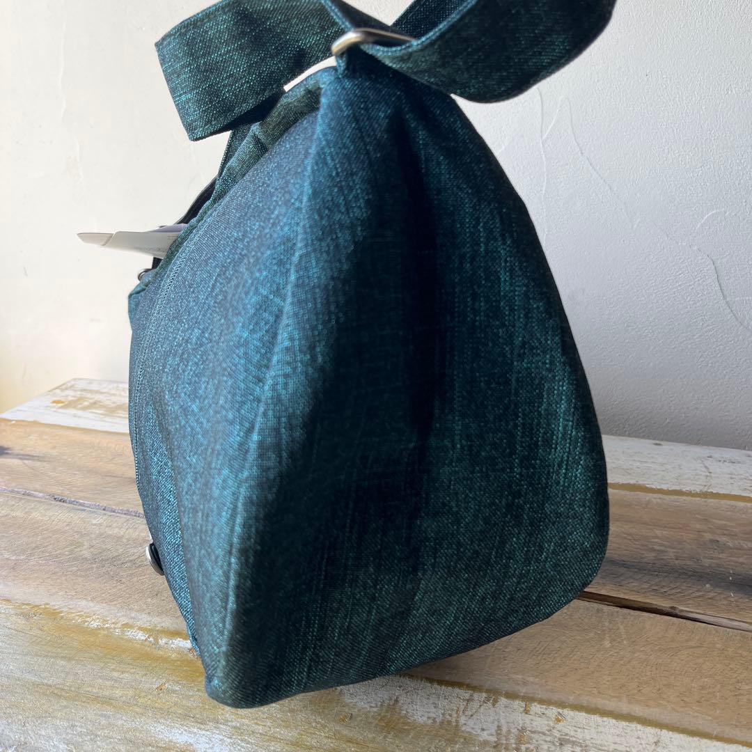 Healthy Back Bag メタリック　ツイル　ティール　S 青緑　鴨