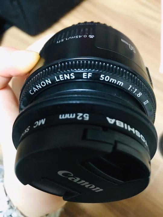 Canon EF 50mm F1.8(背景が綺麗にボケる神レンズ！)