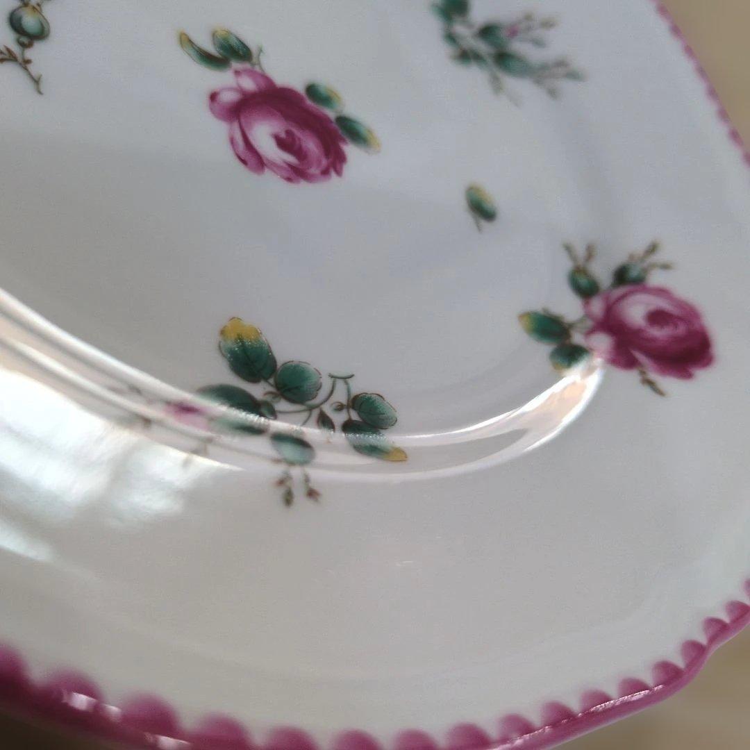 リチャードジノリアンティックローズ 17cmプレート2枚 美品