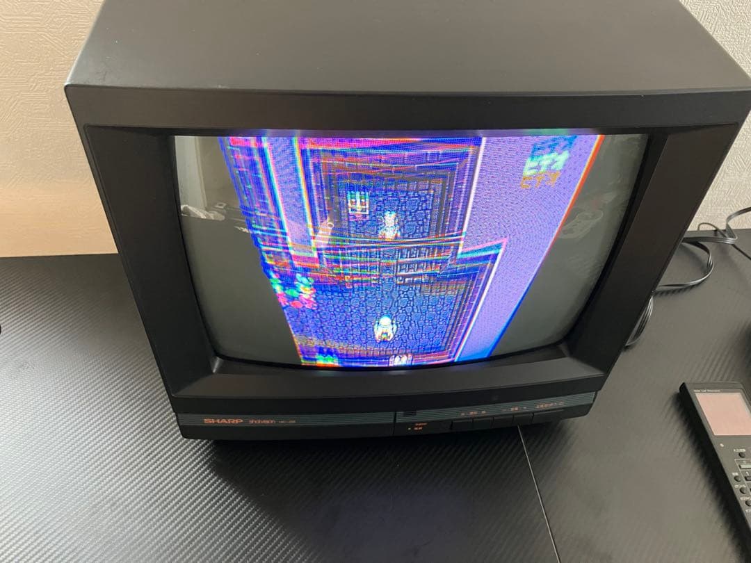 K*u様 【レトロゲーム】シャープ ブラウン管テレビ 14C-J58 1989年